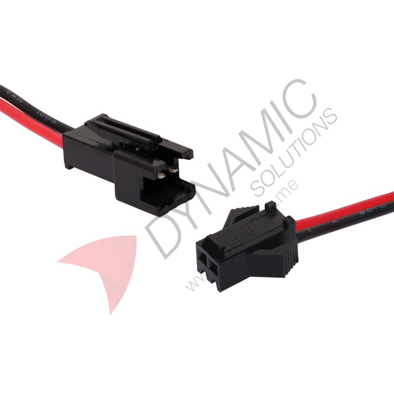 JST SM 2-Pin Male Female Connector Cable JST SM 2-Pin Male Female Connector Cable