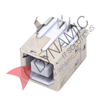 USB Socket Female Type-B (90 degree)
