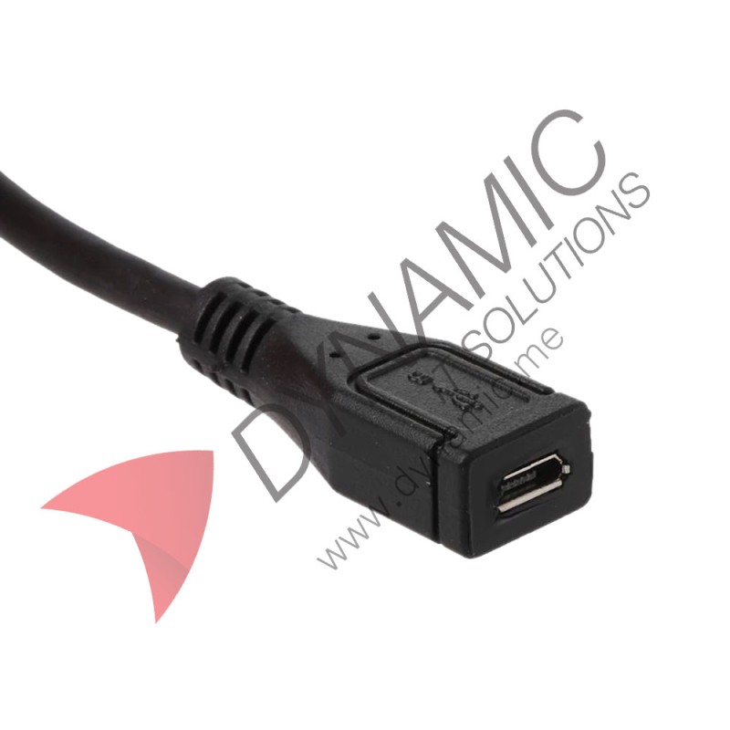 Micro USB Female to Mirco USB Male (5m)