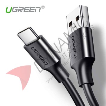 UGreen USB to USB-C Fast Charge & Sync Cable 1m Black 60116 UGreen USB to USB-C Fast Charge & Sync Cable 1m Black 60116