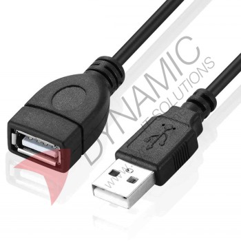 USB 2.0 Cable Extension Female to Male (1.5m)