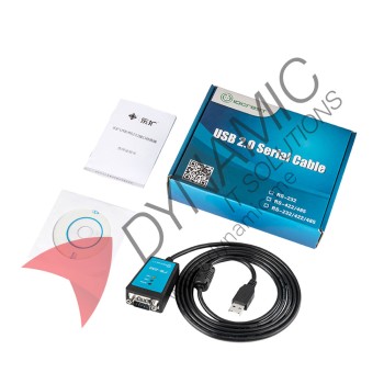 USB 2.0 to RS-232 Male 9 pins with FTDI Chipset (Supp. Win10)