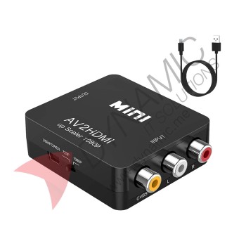 RCA AV to HDMI-Compatible Audio Video Converter