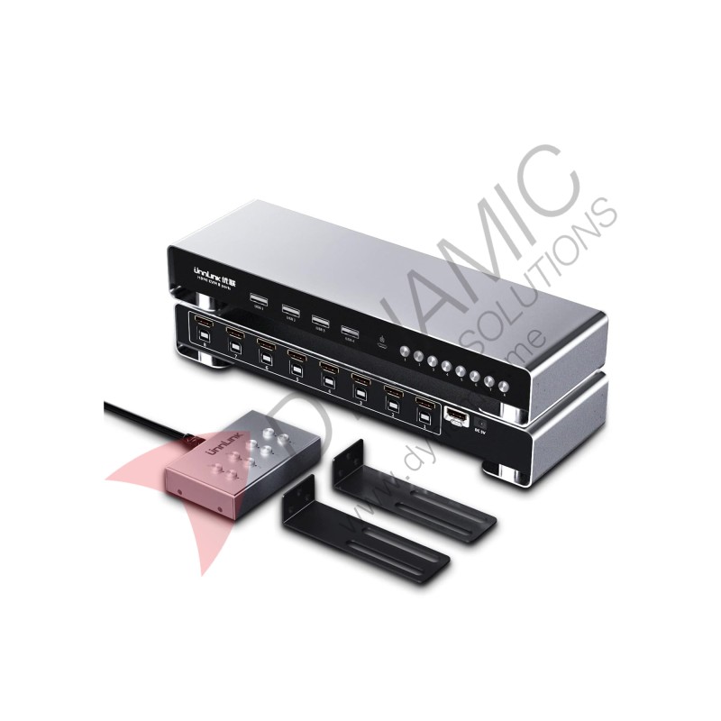 Ünnlink 8-Port Hdmi KVM Switch 4k 30hz Ünnlink 8-Port Hdmi KVM Switch 4k 30hz