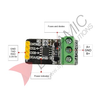 Taidacent MAX13487 TTL to RS485 Converter
