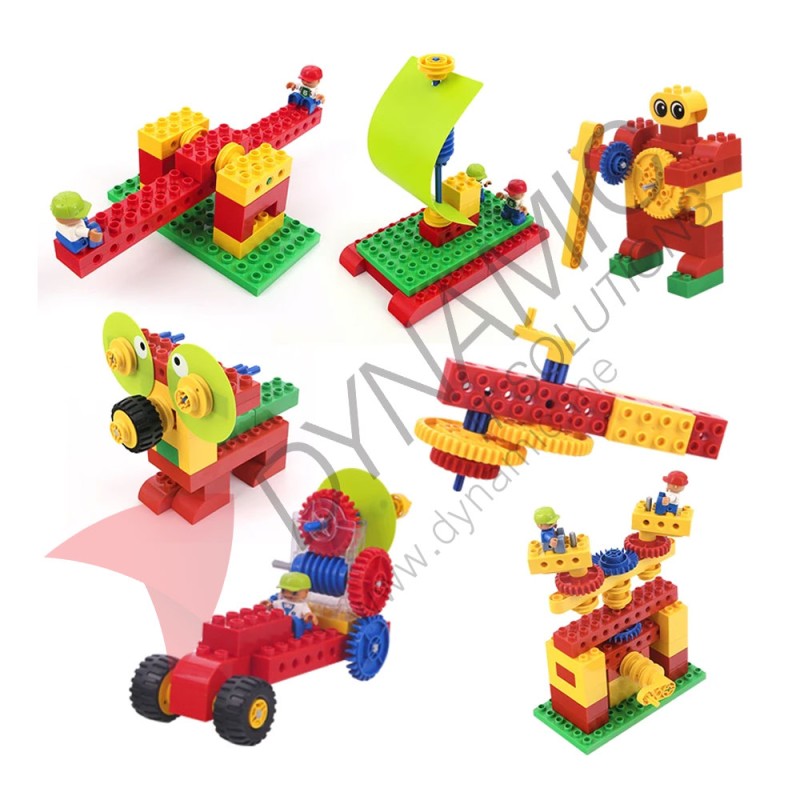 LEGO Early Simple Machines Set 9656, STEAM Ages 5+ (102 Pcs)