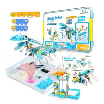 Makerzoid Smart Robot Premium - 400+ Bricks (Age 6+)