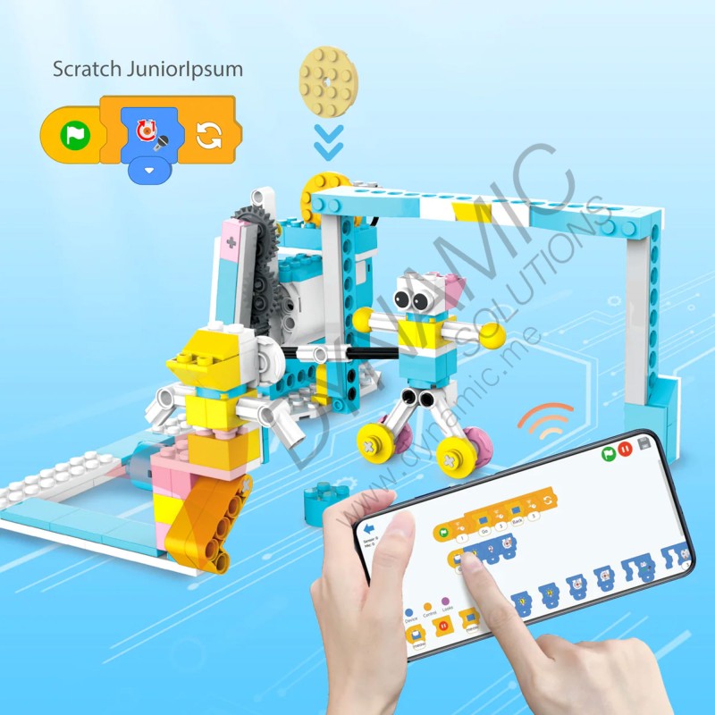 Makerzoid Smart Robot Premium - 400+ Bricks (Age 6+)