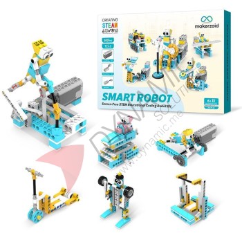 Makerzoid Smart Robot Standard - 300+ Bricks (Age 6+)