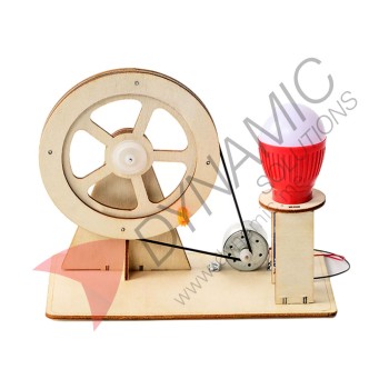 Wooden Hand Generator Alternator for Physics (T-M200)