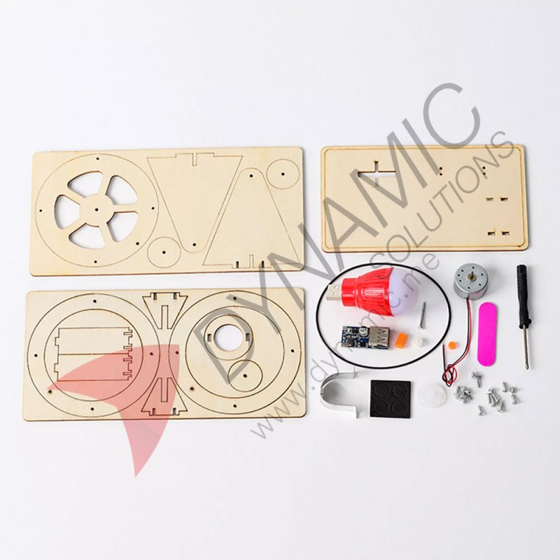 Wooden Hand Generator Alternator for Physics (T-M200)