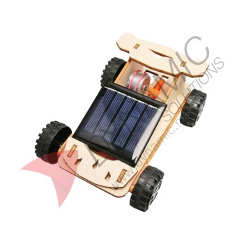 Wooden Solar-Powered Car (T-M294)