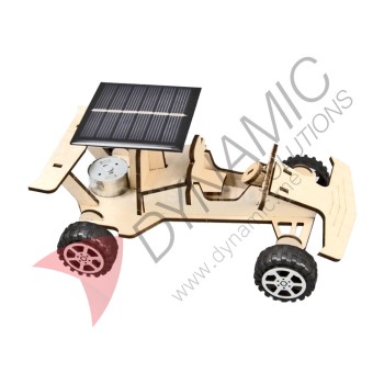 Wooden Solar-Powered Racing Car (T-M204)