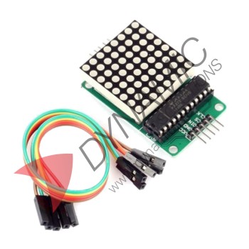 Dot Matrix With MAX7219 (1 Module)