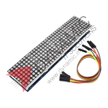 Dot Matrix With MAX7219 (4 Modules)