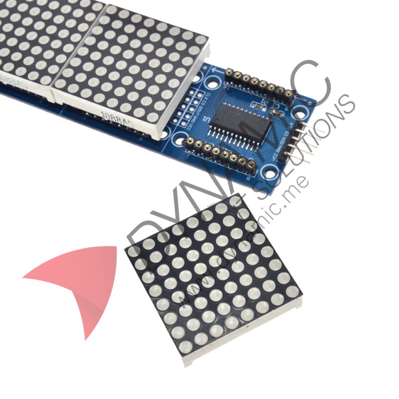 Dot Matrix With MAX7219 (4 Modules)
