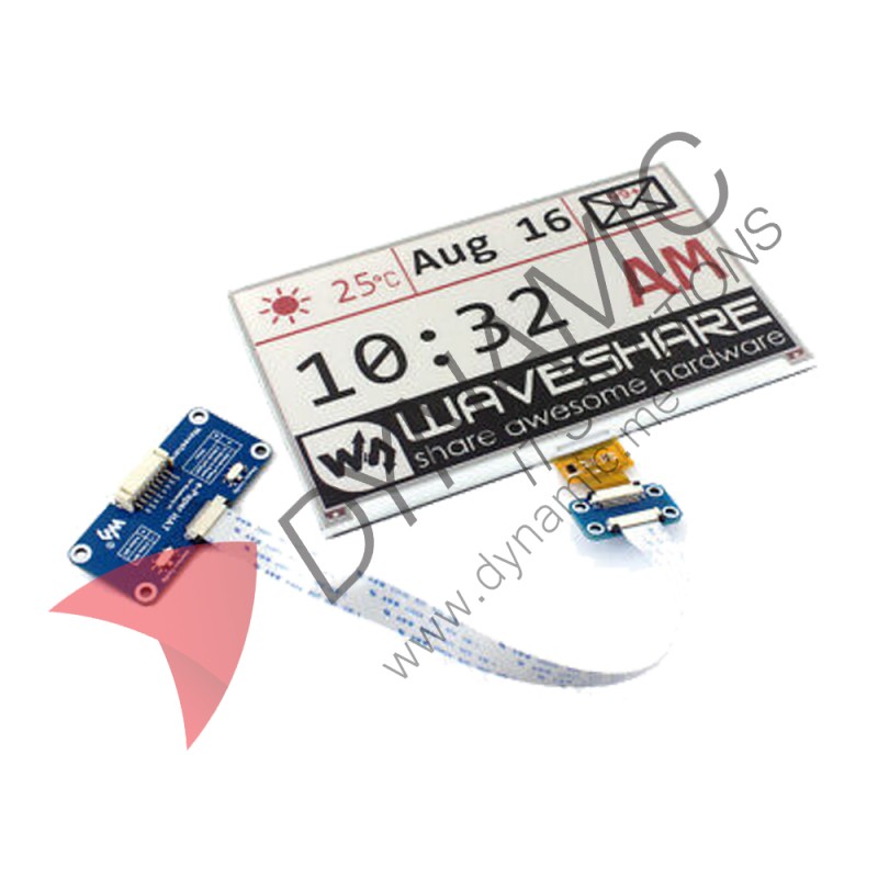 E-Ink Raw Display, 1.54 inch with PCB (Driver HAT)