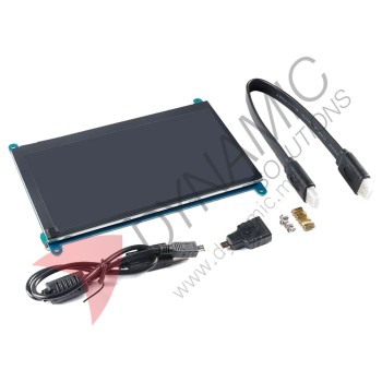 Waveshare Raspberry Pi 4/5 Touch Screen LCD, 1024×600, HDMI, 7 Inch