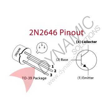 2N2646 Unijunction (UJT) Transistor (Original Motorola)