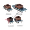 9-Piece IC Programmer Adapters Sockets Kit