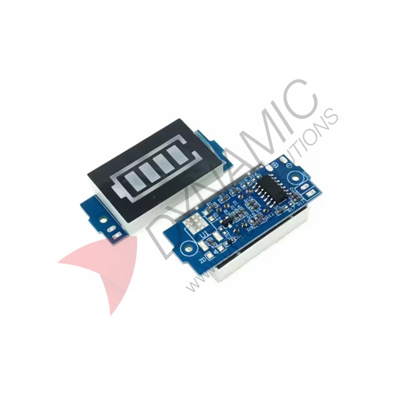 Lithium Battery Capacity Indicator Module 3s 12.6v Blue