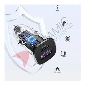 UGreen 2-Port Fast Car Charger 30W (EC305 25845) UGreen 2-Port Fast Car Charger 30W (EC305 25845)