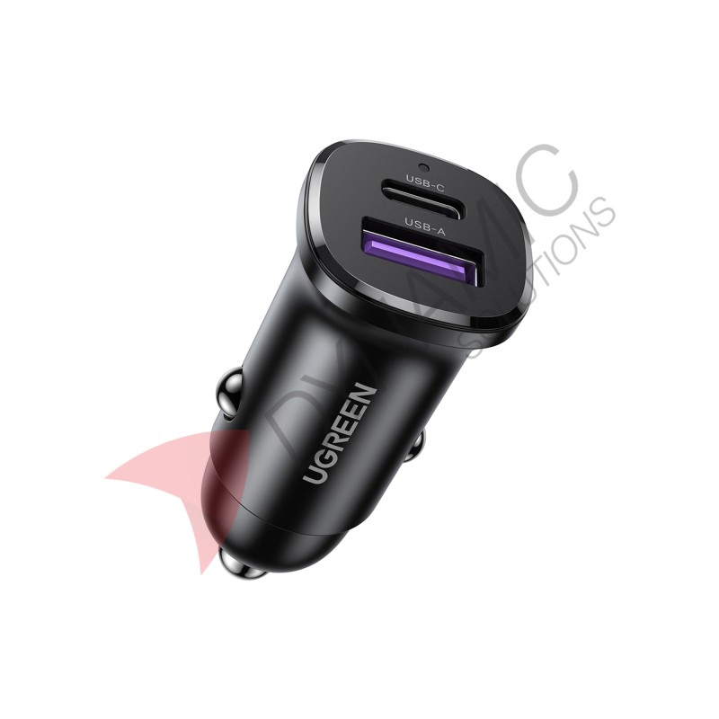UGreen 2-Port Fast Car Charger 30W (EC305 25845)