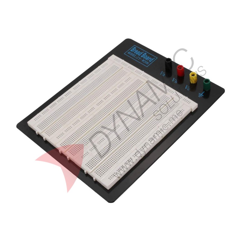 Solderless Breadboard ZY-W206 White 2420 Tie Point Solderless Breadboard ZY-W206 White 2420 Tie Point