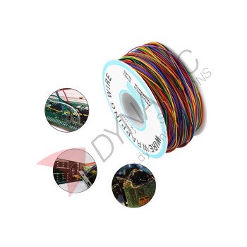 Copper Wire Wrapping Cable 8‑Color 30 AWG 