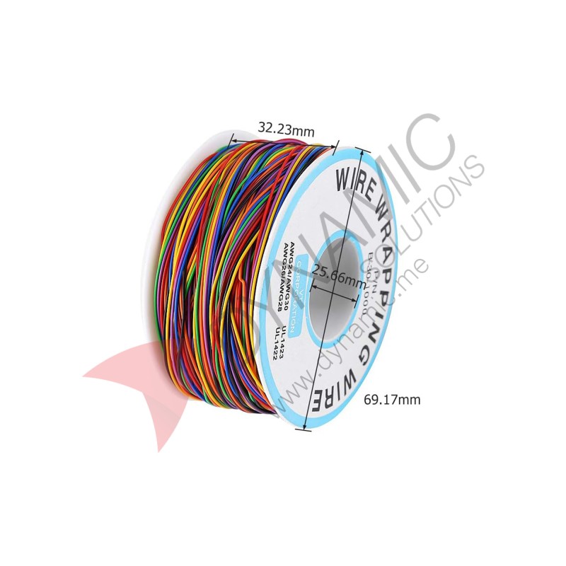 Copper Wire Wrapping Cable 8‑Color 30 AWG 