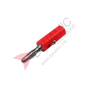 Banana Plug 4 mm - Red