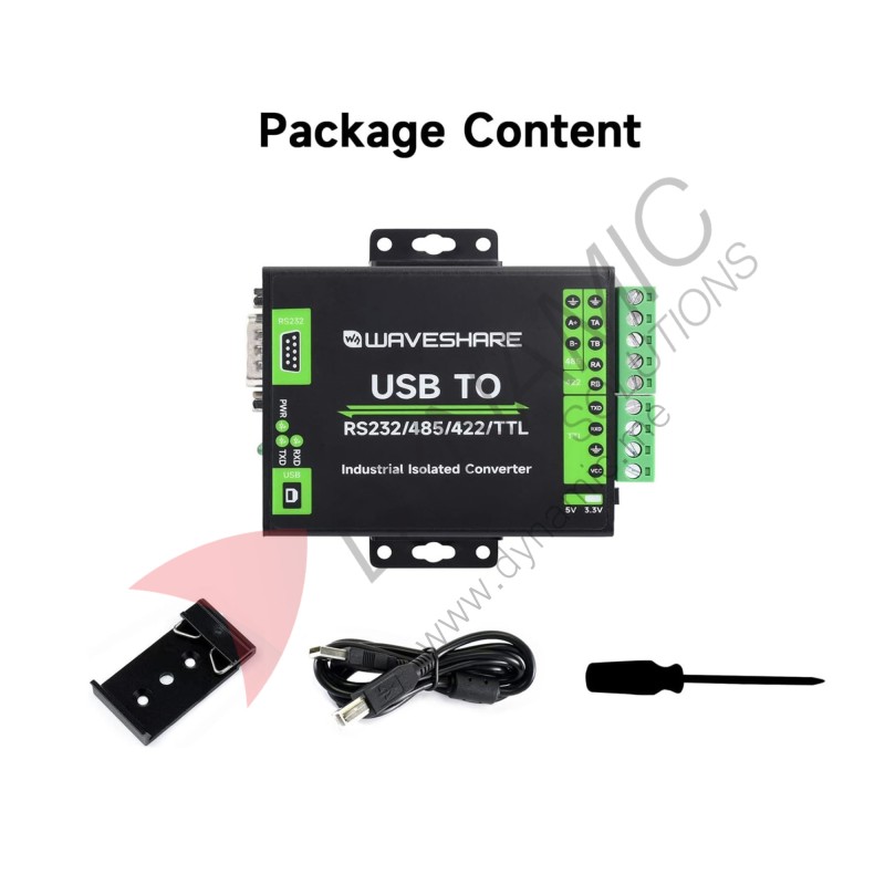 Waveshare FT232RNL USB to RS232/485/422/TTL Interface Converter Waveshare FT232RNL USB to RS232/485/422/TTL Interface Converter