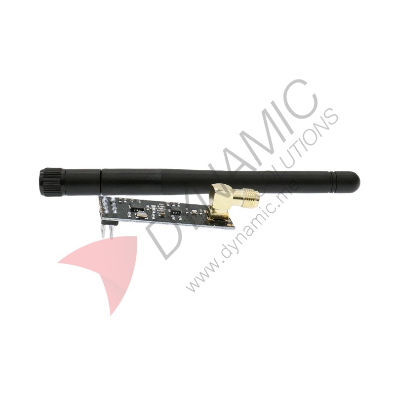 Transceiver module NRF24L01+PA+LNA 2.4 GHz with antenna