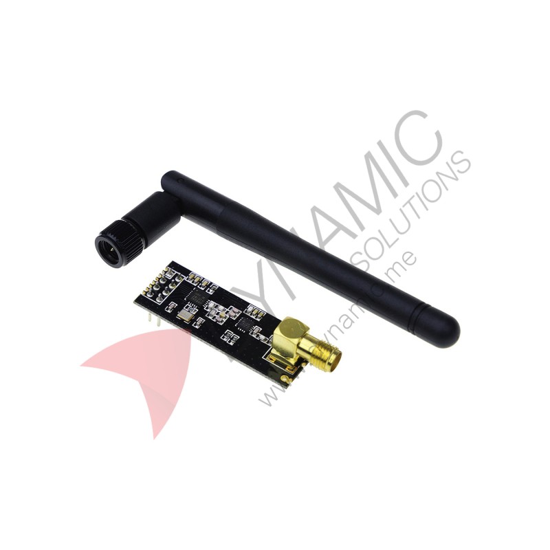 Transceiver module NRF24L01+PA+LNA 2.4 GHz with antenna