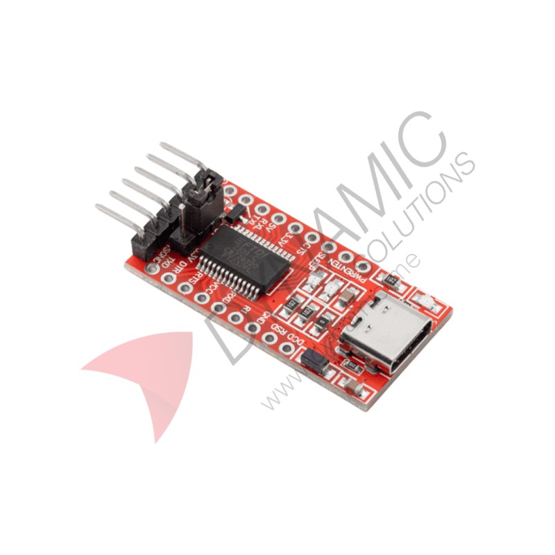 FTDI FT232RL USB-C to TTL Serial Adapter Module (Type-C) – 3.3V/5V FTDI FT232RL USB-C to TTL Serial Adapter Module (Type-C) – 3.3V/5V