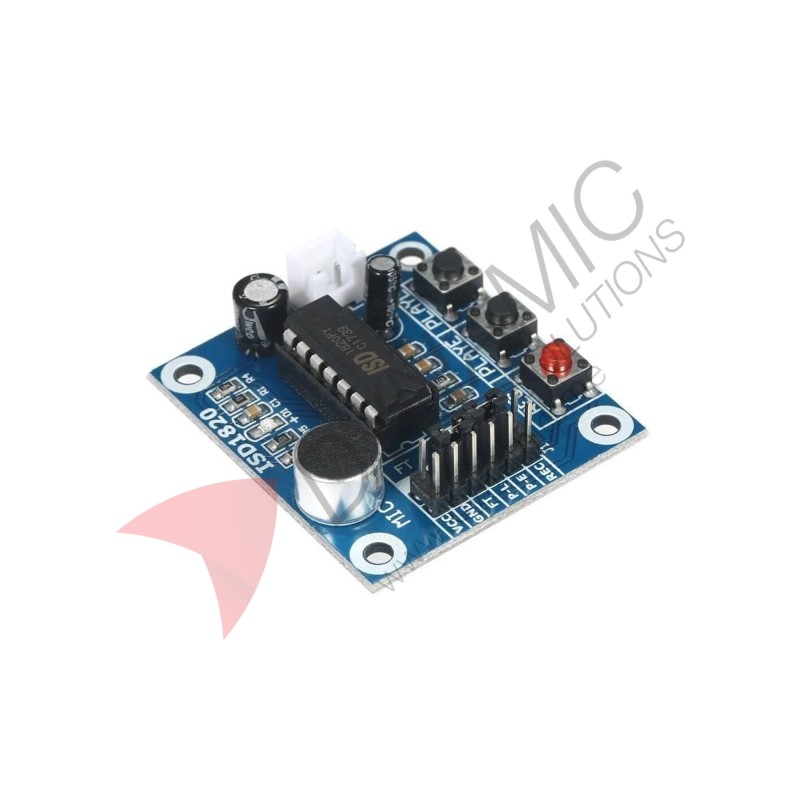 ISD1820 Recording Module Voice Board with Mic – 3V to 5V ISD1820 Recording Module Voice Board with Mic – 3V to 5V