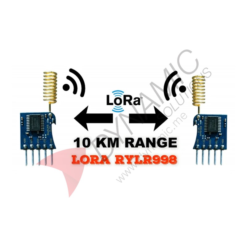 Industrial‑Grade LoRa Transceiver Module RYLR998 - 868/915MHz