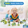 Makerzoid Diverse Building Blocks - 370+ Bricks (Age 6+)