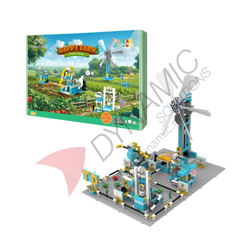 Makerzoid Happy Farm Fresh Fields Part one - 580+ Bricks (Age 6+)