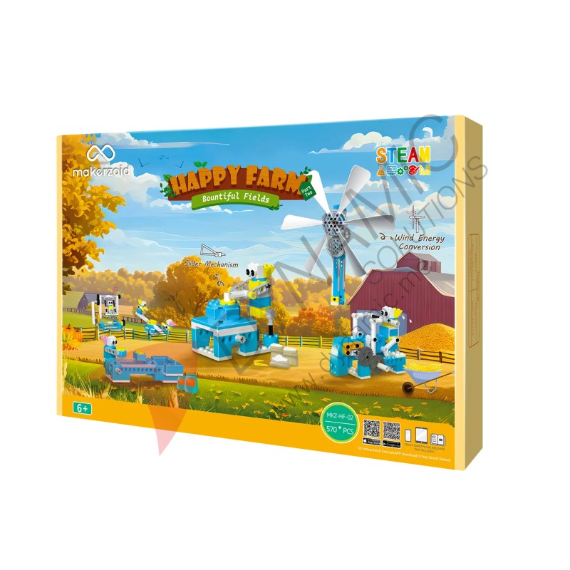 Makerzoid Happy Farm Bountiful Fields Part two - 570+ Bricks (Age 6+) Makerzoid Happy Farm Bountiful Fields Part two - 570+ Bricks (Age 6+)