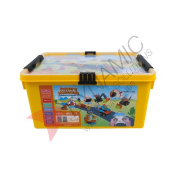 Makerzoid Big Building Blocks - 140+ Bricks (Age 3+)
