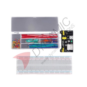 Breadboard 830 Points Kit with Power Module &  Jumper Wires