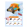 Makerzoid Future Mechanic Scratch Junior - 160+ Bricks (Age 3+)