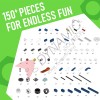 Makerzoid Fun Building Blocks – 150+ Bricks (Age 6+) Makerzoid Fun Building Blocks – 150+ Bricks (Age 6+)