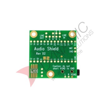 Audio Adapter Board Rev D2 SGTL5000 for Teensy 4