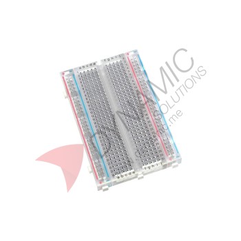 Breadboard Solderless 400 Points Transparent 