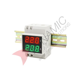 D52-2042  DIN-Rail Digital Meter (AC 80–300V, 100A)