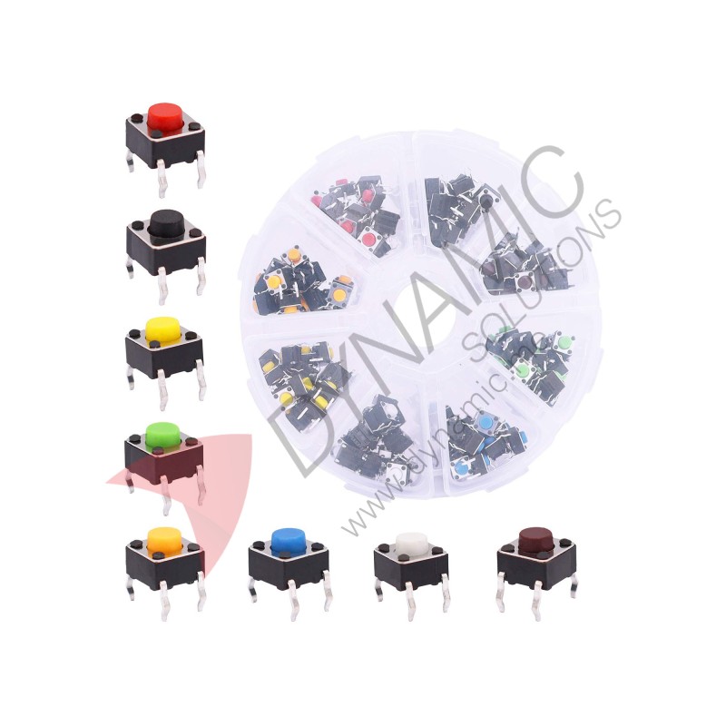 SMT Tactile Button Switch Kit 160pcs 
