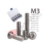 M3 Stainless Steel Hex Screw and Nut Assortment Kit 340Pcs