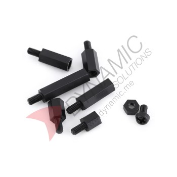 M3 Nylon Spacer Assortment Kit 250Pcs with Screws and Nuts